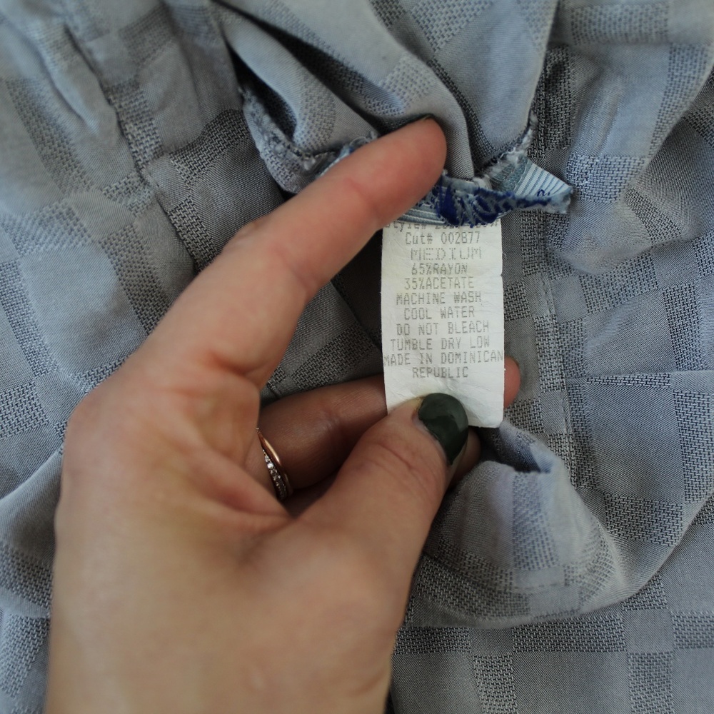 SOLDVintage Bruce Wayne Silver Gray Pant & Top Set - Picture 5 of 8